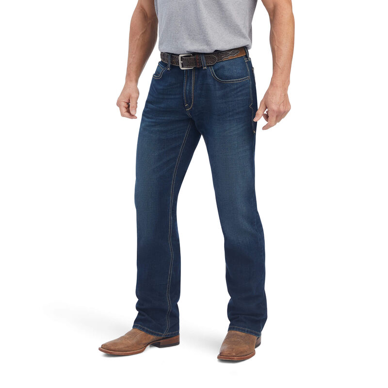 Ariat Jeans Herren - M4 Relaxed Quentin Boot Cut DunkelBlau ( YMWNJ-3591 )